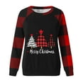 thumbnail image 5 of Elvqul Womens Sweatshirts Christmas Shirts Holiday Crewneck Sweatshirts for Women, 5 of 5