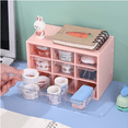 thumbnail image 5 of Mini Desk Organizer with Drawers, Office Supplies and Jewelry Storage Case 9 Drawers, 5 of 5