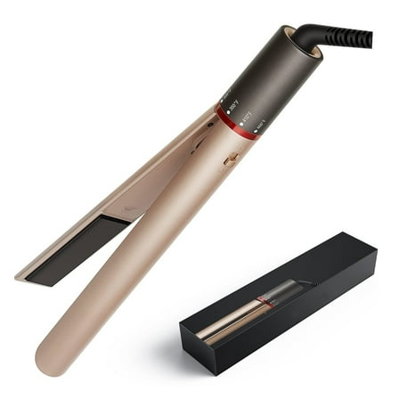 Professional Salon Quality Hair Straightener, Hair Straightener and Curler 2 in 1, Flat Iron Curling Iron in One, Fast Results | Long Lasting
