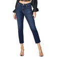 thumbnail image 4 of Risen Jeans - Mid Rise Straight Raw Edge Jeans - RDP5203, 4 of 11