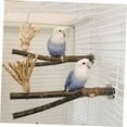 thumbnail image 5 of NICEXMAS Natural Wood Bird Perch and Grinding Stand for Birds, Playtime Accessory, 9.8 x 5.9 x 1 inches, 1 Piece, 5 of 8