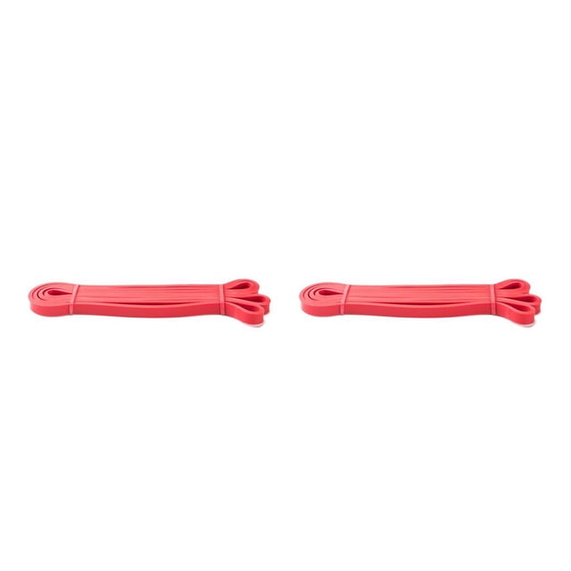 Eigraketly Banda de resistencia al estiramiento de 208cm, banda de ayuda para tirar hacia arriba de alta resistencia, lazo elástico de goma para rojo 2080x0.45x1.3 2piezas Eigraketly CBP116211