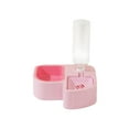 thumbnail image 3 of Cuencos dobles 2 en 1 para perros y gatos Yuyangstore Dispensador de tazones para mascotas rosa, 3 of 8