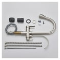 thumbnail image 6 of Water Filter Faucet Kitchen Faucets Dual Handle Filter Faucet Mixer 360 Degree Rotation Water Purification Feature Taps, 6 of 12