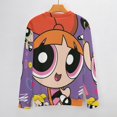 thumbnail image 3 of The Powerpuff Girls Sweater Long Sleeve Round Neck Pullover Jumper Fall Winter Clothes Print Tops Blouse L, 3 of 6
