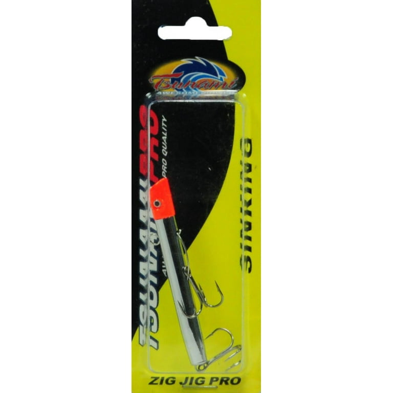 Tsunami Zig Jig Pro Lure - Red Head Chrome 7/8 oz - Walmart.com
