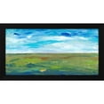thumbnail image 2 of Tim OToole 24x14 Black Modern Wood Framed Wall Art Titled - Vast Land II, 2 of 6