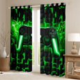 thumbnail image 2 of Homewish Video Game Controller Blackout Curtains,Modern Esports Gamepad Curtains Pack of 2 (42x84 Each), 2 of 6
