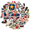 4A, variant on Patriotic Sticker Pack Military Stationery Stickers Badge Graffiti Decals for Notebooks Suitcase