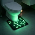 thumbnail image 2 of TACILIP Bathroom Accessories, 1PC In The Dark Fleece Floor Mat Bathroom Absorbent Non Mat Toilet Floor Mats, Womens Gifts, 2 of 6