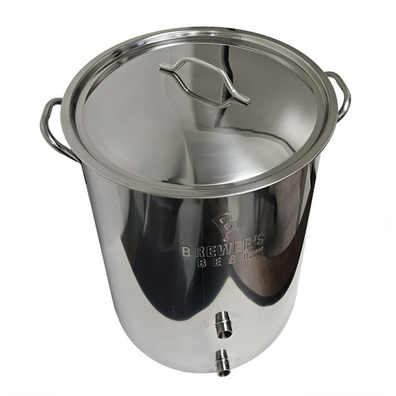 16 Gallon Brewers Best Basic Brewing Kettle With Two Ports