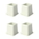 thumbnail image 1 of Protectores de patas para sillas, sillas, escritorios y camas. Silenciosos, con absorción de impactos y gran resistencia. Incluyen almohadillas protectoras para el suelo. Trapecio beige, 1 of 9