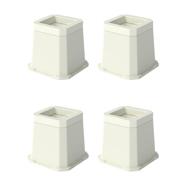 Protectores de patas para sillas, sillas, escritorios y camas. Silenciosos, con absorción de impactos y gran resistencia. Incluyen almohadillas protectoras para el suelo. Trapecio beige