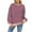 Watermelon Red, variant on Lenpel Women's Oversized Sweatshirts Striped Crew Neck Long Sleeve Color Block Pullover Tops Casual Loose Shirts