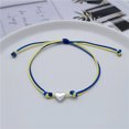 thumbnail image 3 of Pulsera de mujer, pulsera trenzada de cuerda hecha a mano, pulsera ajustable, regalo de joyería de amistad de amor, rayón 2 piezas JAMW Sencillez, 3 of 5