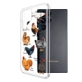 thumbnail image 2 of WIRESTER Transparent Soft Gel TPU Clear Case Slim Protective Cover for Samsung Galaxy S22 Ultra 6.8" 2022, Chicken Rooster Chart, 2 of 3