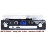 DIGITNOW Bluetooth Record Player, Turntable with Stereo Speakers, Vinyl ...