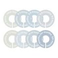 thumbnail image 1 of DOLITY 8 Pcs Séparateurs de Garde-Robe pour Bébés Compacts pour Boutiques Garde-Robe Linge Couleurs Bleues, 1 of 8