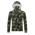 thumbnail image 6 of Hoodies for Women Camouflage Sun Protection Clothing with Mask Long Sleeve Ice Silk Sun Protection Top 3XL, 6 of 7