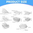 thumbnail image 3 of EIMELI Clearance! Multi Layer Stainless Grill Square Air Fryer Rack Stackable Multi Layer Stainless Dehydrator Rack Square Air Fryer Accessories Instant Air Fryer， Clearance Sale Multi-, 3 of 9