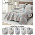 thumbnail image 5 of Chezmoi Collection Holly 3-Piece Stone-washed Cotton Quilt Set Full Size - Printed Floral Patchwork Soft Breathable Lightweight Bedspread Set, 5 of 9