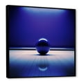 thumbnail image 2 of Designart "Deep Blue Bowling Collision" Bowling Floater Framed Canvas Art Print, 2 of 5