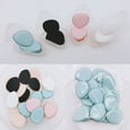 thumbnail image 4 of Finger Makeup Sponges, Mini Finger Puff, Soft Cosmetic Makeup Tools for Foundation and Concealer Application, Small Size Beauty Sponges with Ribbon Handle, Washable Reusable Puff Pads for Face, 4 of 4