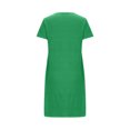 thumbnail image 6 of HomeGardon Women's Sleepwear Nightgowns for Women,Fashion Print Medium Length Dress Oversized Short Nightgown Fashion Chest Print Short Sleeve Nightdress,S-XXL, 6 of 6