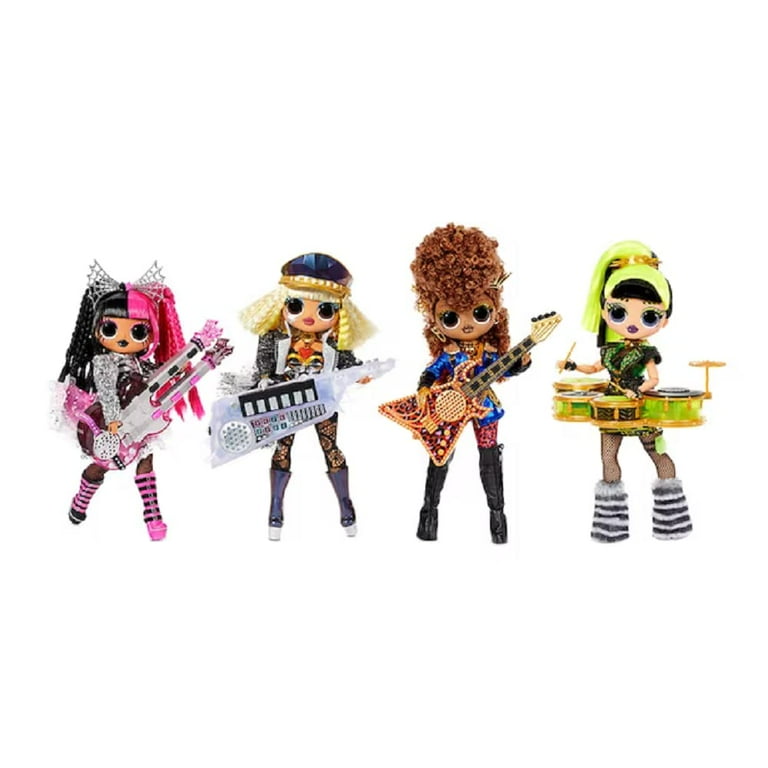 L.O.L Surprise! Omg Remix Rock Fame Queen Doll Playset, 15 Pieces