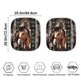 thumbnail image 4 of Renewold Car Windshield Sun Shade for Men Women, Reflective Blocks Sun and Keeps Your Vehicle Cool, Foldable Sun Shield, Southwestern American Tribal Tribal Horse, 4 of 6