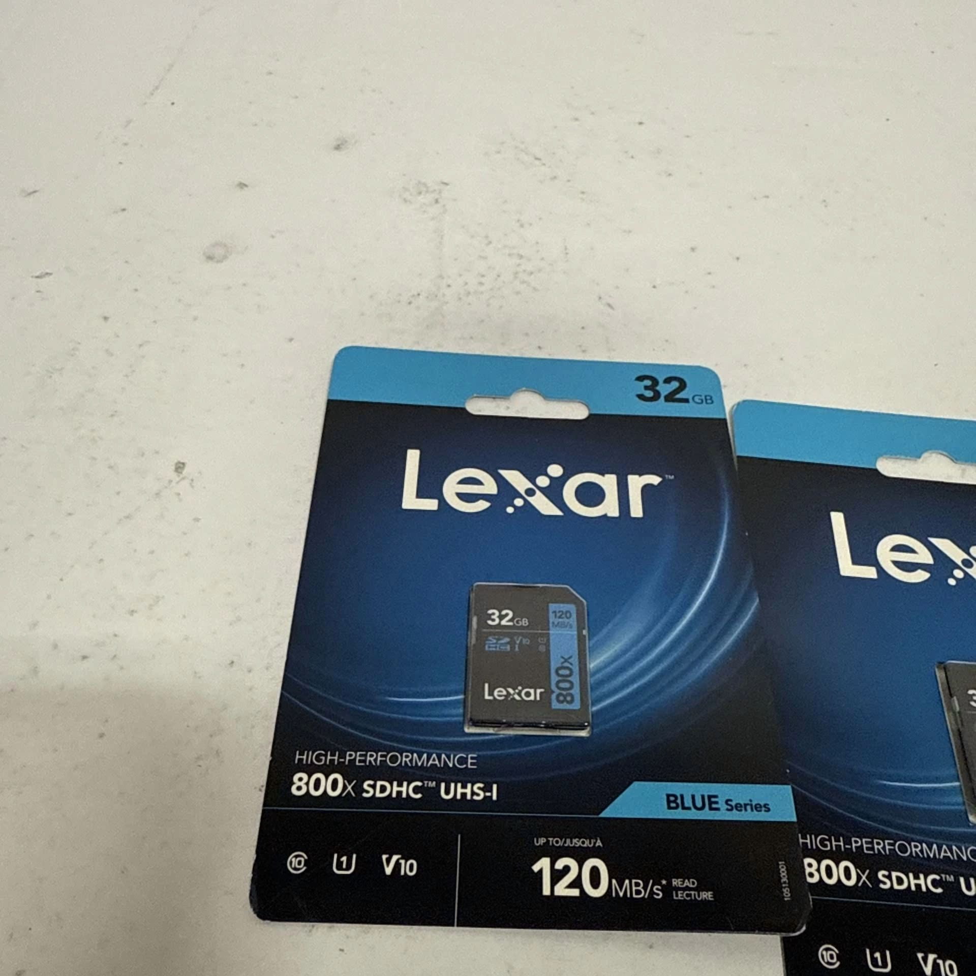 Lexar 32Gb High-Performance 800X Uhs-I Sdhc Memory Card Blue Series - (2-Pack)