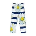 thumbnail image 4 of Disketp Daisy Striped Nautical Men'S Pajama Pants - Ultra Soft Fleece Sleep And Lounge Pants (Size: S-Xxl), 4 of 9