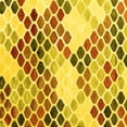 thumbnail image 1 of Ahgly Company Indoor Square Abstract Yellow Contemporary Area Rugs, 8' Square, 1 of 4