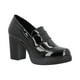 thumbnail image 1 of Zapato Vestir Green Love Sintetico Casual Modernos Comodo Ajustable Plataforma Alta negro 25 GREEN LOVE 93013, 1 of 4