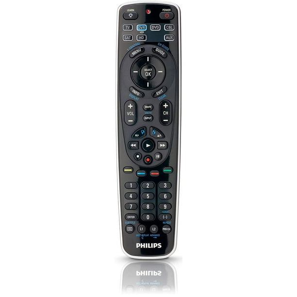 Philips 7-in-1 Universal Remote Featuring Simple Setup (Refurbished