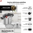 thumbnail image 2 of Olla De Presión De 10 Litros Acero Inox 304 Bogner BPC10N, 2 of 9