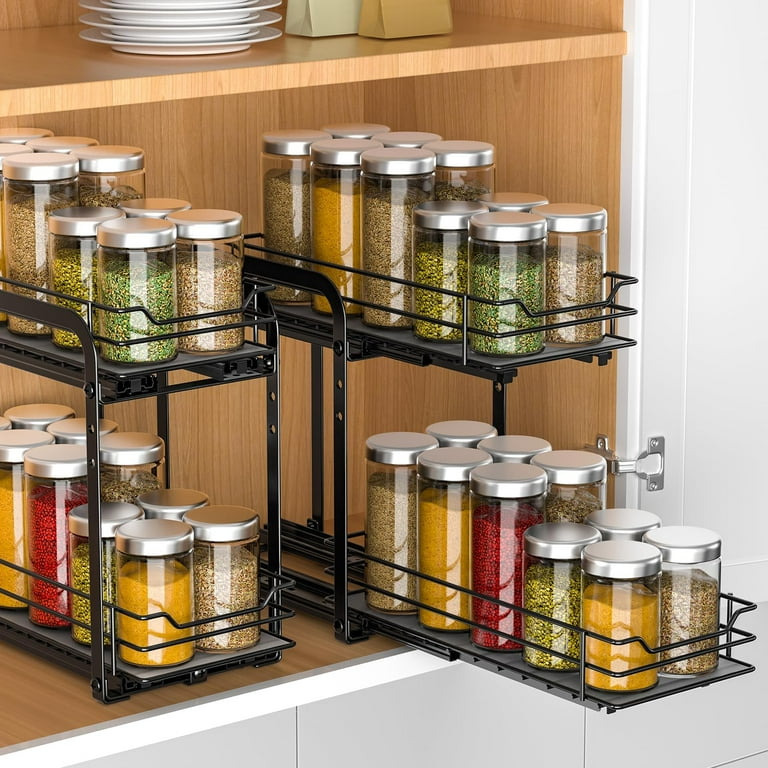 Pull out rotating spice rack best sale