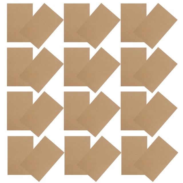 Luxshiny 50Set Cardboard Inserts For Mailers Light Brown Paperboard For Businesses