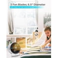 thumbnail image 3 of Calentador y ventilador de escritorio BLACK+DECKER de doble función de 1500 W, 3 of 8