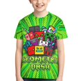 thumbnail image 4 of Geometry Dash Kids T-Shirt 3d Printed Graphic T-Shirts Boys And Girls Short Sleeve Shirts For Youth Kids X-Small, 4 of 7