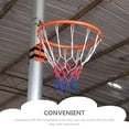 WAXIAYUZ Mini Basketball Hoop Wall Mounted Hanging Rim Goal Frame for Indoor Outdoor 32cm