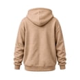 thumbnail image 5 of Fanshiluo Men's Hooded Full Zip Multi-Pocket Sweatshirt, Long Sleeve Casual Warm Jacket,Size S-3XL, 5 of 9