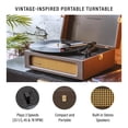 thumbnail image 2 of Tocadiscos portátil de vinilo Crosley CR8017B-CO, 2 of 9