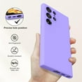 thumbnail image 2 of Designed for Samsung Galaxy S23 Ultra 5G Case,Slim Liquid Silicone Rubber Shockproof Phone Cover Soft Anti-Scratch Microfiber Lining Protection Case for Samsung Galaxy S23 Ultra 5G 2023 (Purple), 2 of 14