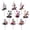 A004- Style D, variant on Halloween Floral Pick, Black Halloween Decor, Pink Halloween Decorations, Halloween Decorations, 20 Inch 1Pc Dark Skeleton Glitter Accent Hobby with Silver, Glitter Skeleton Hand,