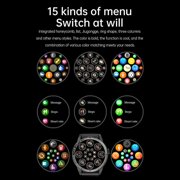 Rainbuvvy R6 Smart Watch 1.32 Inch Built-in Bluetooth Headphones 100 Sports Modes Sports Watch