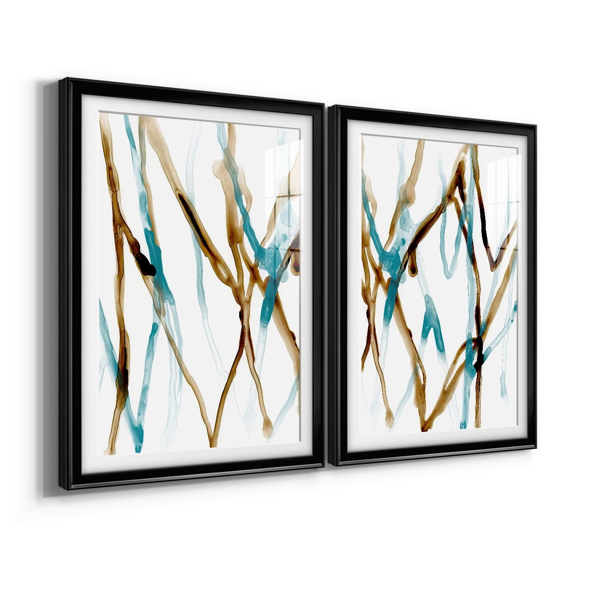 Wexford Home Runnel XVII Premium Framed Print, 26.5" x 36.5" - Ready to Hang, Black (Set of 2)