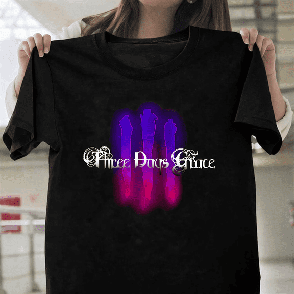 Three Days Grace Alternative Heavy Rock Band Live Concert Unisex T-Shirt, up to size 3XL.