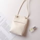 thumbnail image 5 of Bolso vertical de PU para teléfono móvil, moderno, sencillo, mini, diagonal, pequeño, bolso de hombro, suave, pequeño, 5 of 5