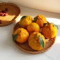 thumbnail image 2 of Masteelf Brown Woven Storage Basket for Bread Fruits Snacks Home Decor 7 Inch, 2 of 8